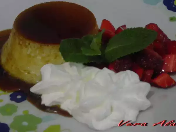 Ricetta Creme caramel con le fragole
