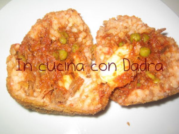 Ricetta Arancini al sugo, ricetta catanese