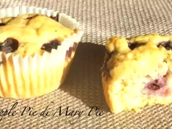 Ricetta Muffin vegani ai mirtilli