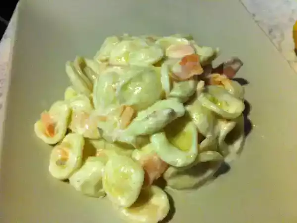 Ricetta Orecchiette o meglio, salmone, limone e mascarpone