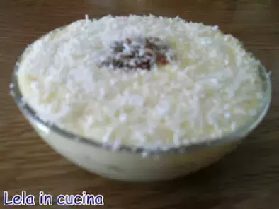 Ricetta Dolce al cucchiaio cocco-crema-delixia