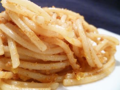 Ricetta Spaghetti all'arancia con alici