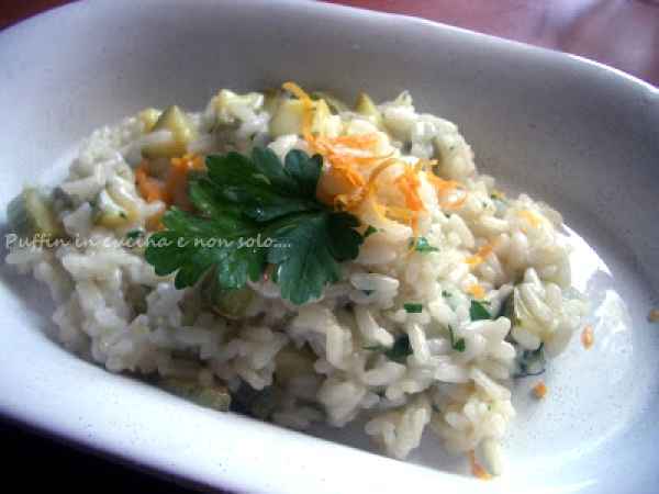 Ricetta Riso(t)tiamo con zucchine e pompelmo rosa