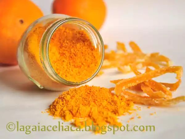 Ricetta Operazione bucce d'arancia: polvere, scorzette candite