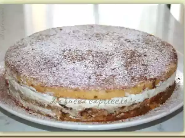 Ricetta Torta golosa nutella e crema al latte
