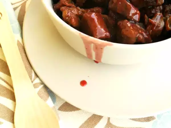 Ricetta Bocconcini di manzo laccati alla confettura di visciole