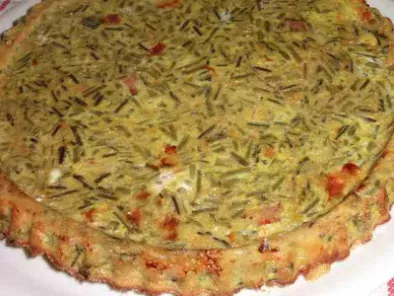 Ricetta Torta di fagiolini, asparagi e speck