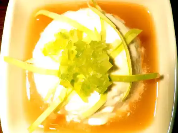 Ricetta Mousse al limone con mela verde e sedano candito