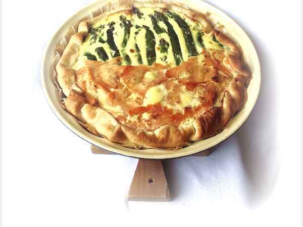 Ricetta Quiche di salmone affumicato e asparagi