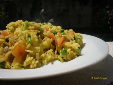 Ricetta Riso basmati con pancetta e verdure al curry