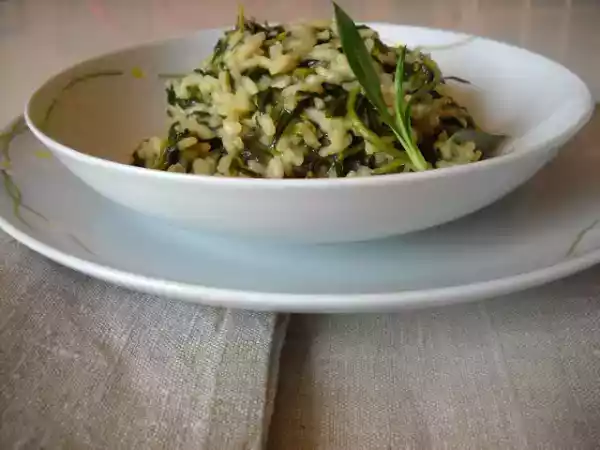 Ricetta Il risotto con l'erba del cucco