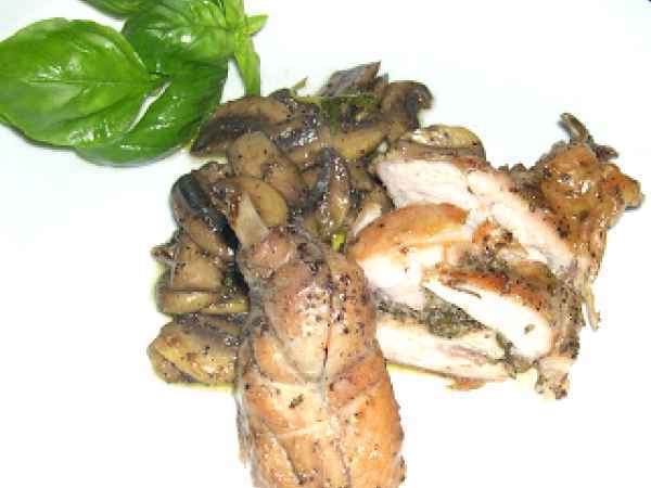 Ricetta Cosce di coniglio con champignon