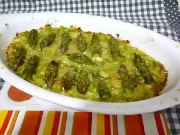 Ricetta Sformato di asparagi e scamorza