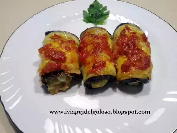 Ricetta Involtini di melanzane al formaggio