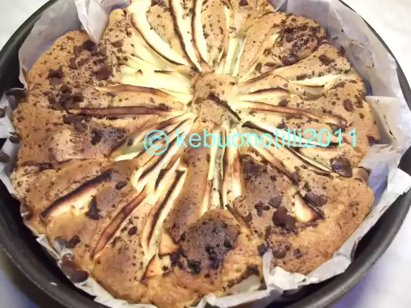 Ricetta Torta di mele cioccolato e vaniglia