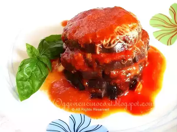 Ricetta Torrette di parmigiana di melanzane in pentola a pressione