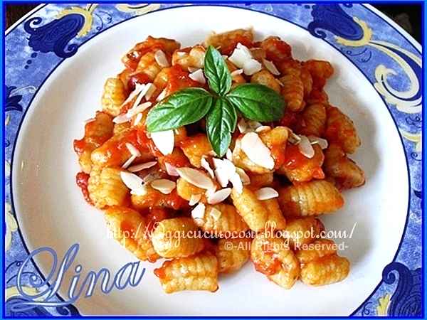 Ricetta Gnocchi di basilico ricotta e mandorle