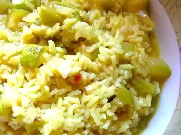 Ricetta Riso con zucchina lunga longa