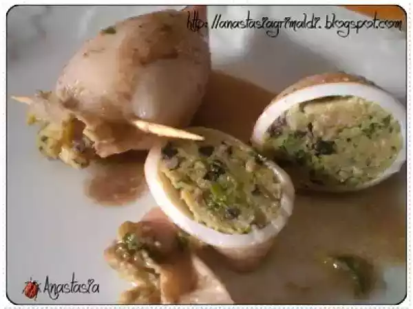 Ricetta Calamari ripieni con capperi e olive