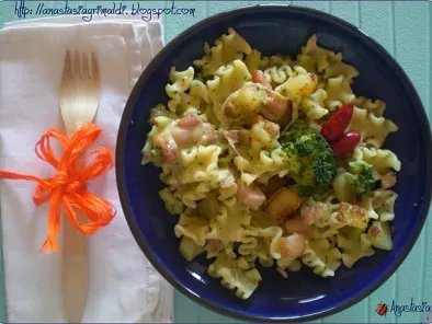 Ricetta Da casa barilla: mafalde napoletane con pancetta broccolo patate e scamorza