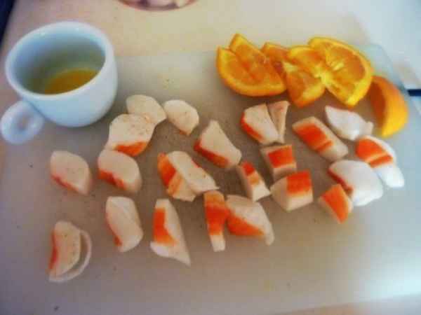 Ricetta Surimi all' arancia