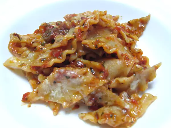 Ricetta Pasticcio autunnale di mafaldine