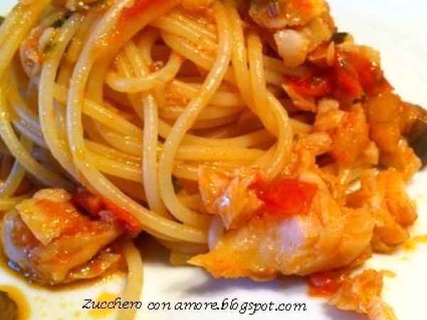 Ricetta Spaghetti con filetti di merluzzo