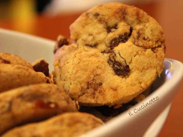 Ricetta Biscotti uvetta e canditi