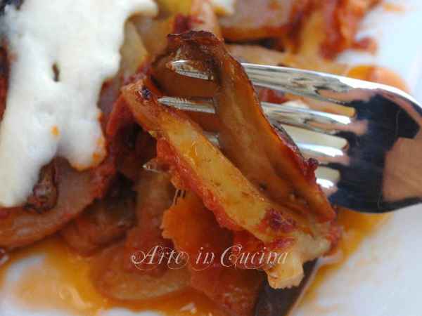 Ricetta Teglia light di melanzane e patate al forno