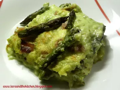 Ricetta Lasagne agli asparagi e prosciutto cotto