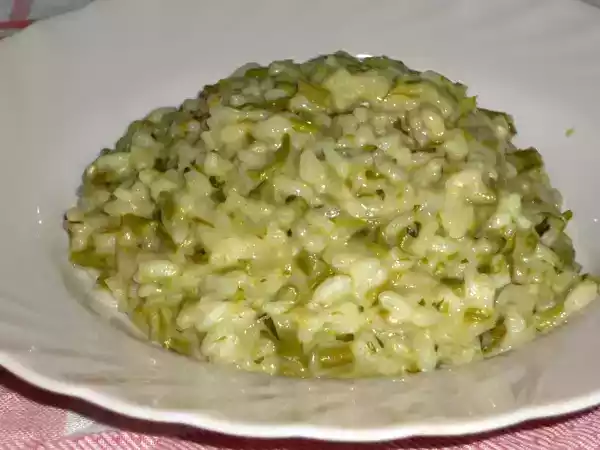Ricetta Risotto agli asparagi selvatici
