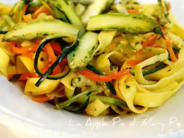 Ricetta Tagliatelle primavera