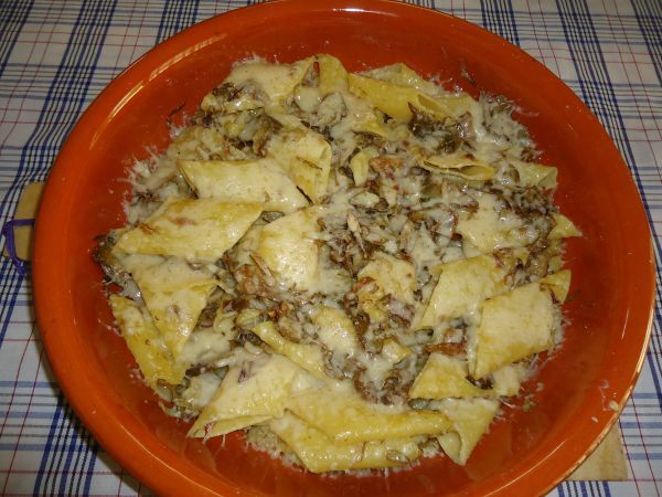 Ricetta Pennoni giganti ai carciofi e funghi secchi