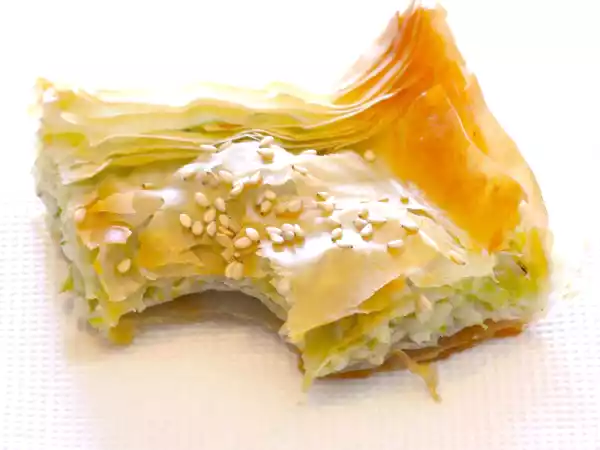 Ricetta Tortino di pasta fillo e riso al pesto