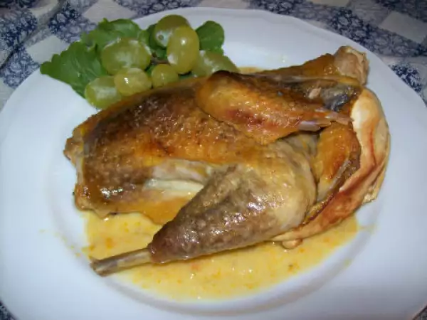 Ricetta Faraona all'uva