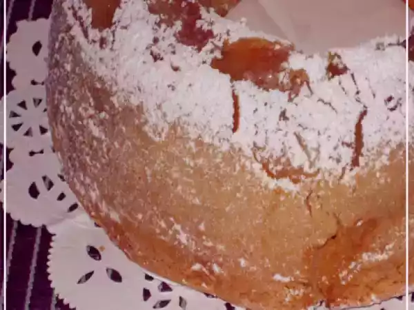 Ricetta Ciambella rovesciata di pesche e mandorle