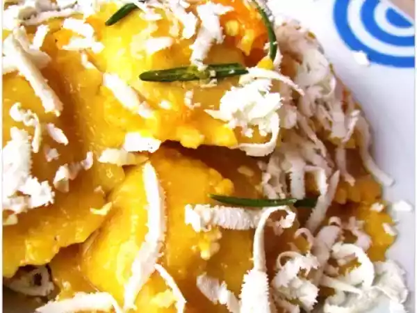 Ricetta Tortelli di zucca con amaretti e ricotta salata