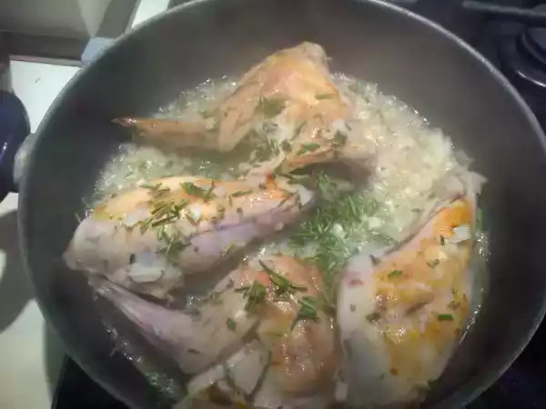Ricetta Coniglio in umido in bianco