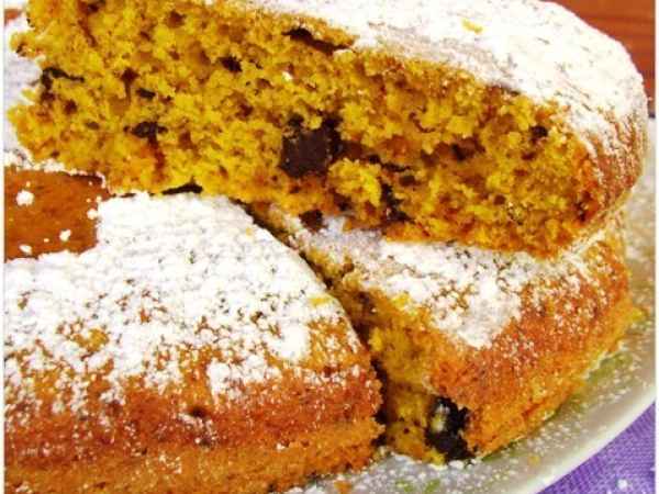 Ricetta Torta alla zucca e fondente