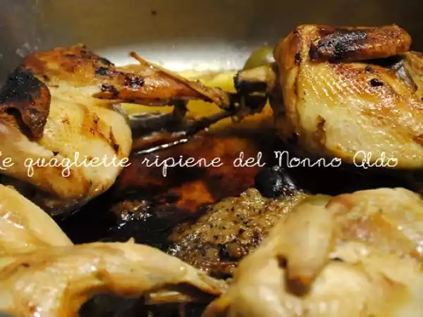 Ricetta Quaglie ripiene alle olive