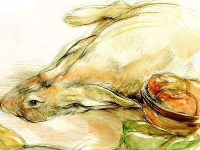 Ricetta Coniglio alla langarola con funghi porcini