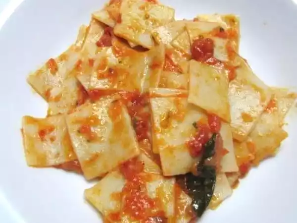Ricetta Straccetti di pasta fresca al brandy