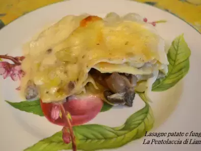 Ricetta Lasagne con patate e funghi porcini