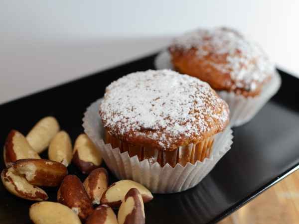 Ricetta Muffin alle carote e noci dell'amazzonia