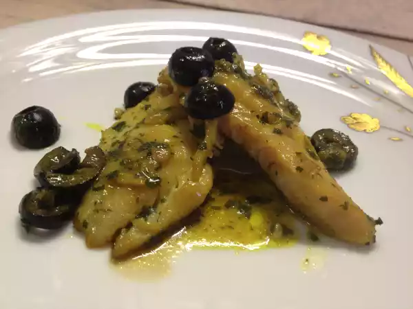 Ricetta Filetti di cernia all'acquavite