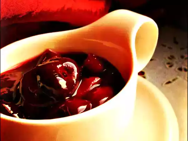 Ricetta Panna cotta al gelsomino con ciliegie al porto