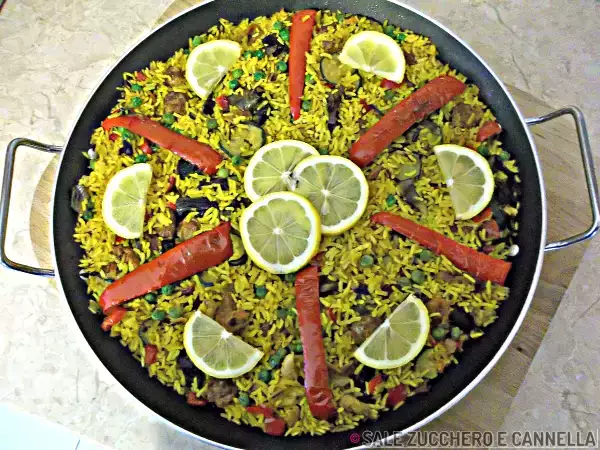 Ricetta Paella di carne e verdure