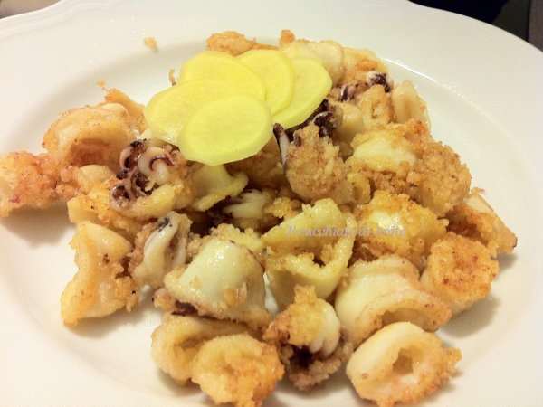 Fritto di calamari allo zenzero