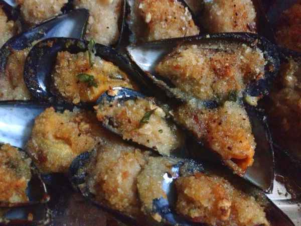 Cozze gratinate