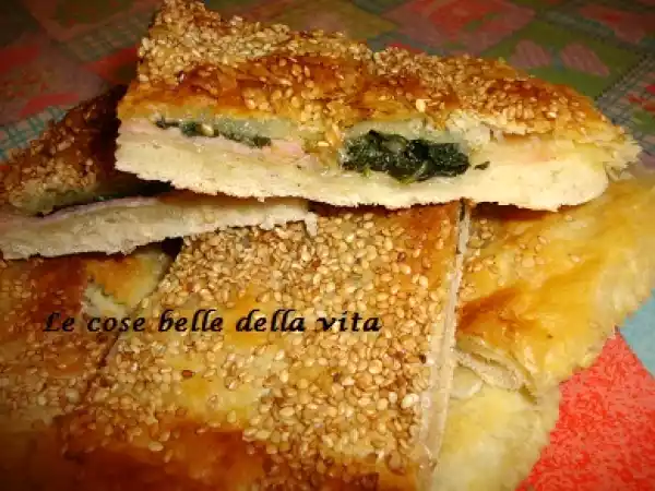 Ricetta Pizza parigina con spinaci